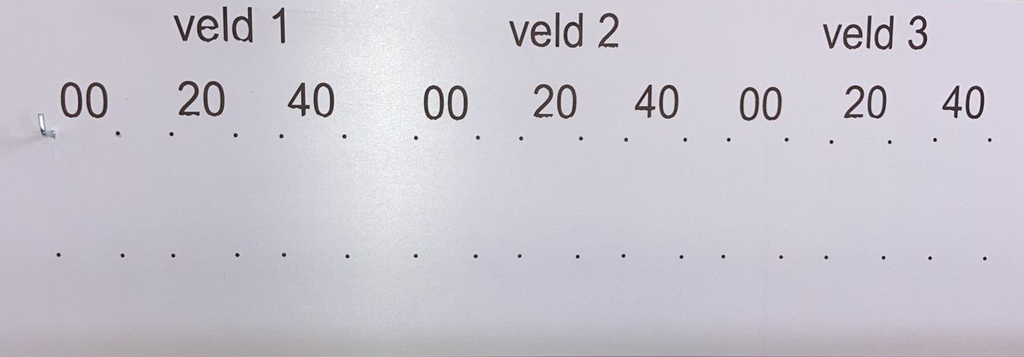 Banen afhangen (bij drukke speelavonden)